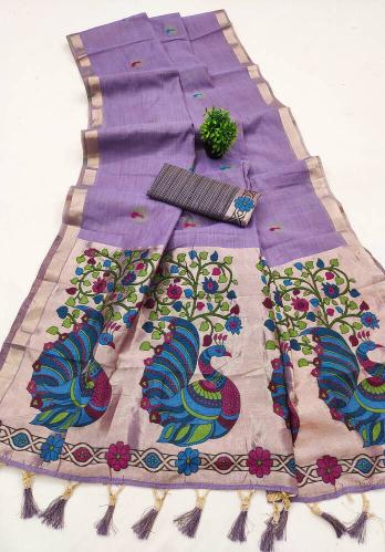 Anupama muga cotton wholesale saree shops in surat